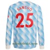 Manchester United Jadon Sancho 25 Borte 2021-22 - Herre Langermet Fotballdrakt